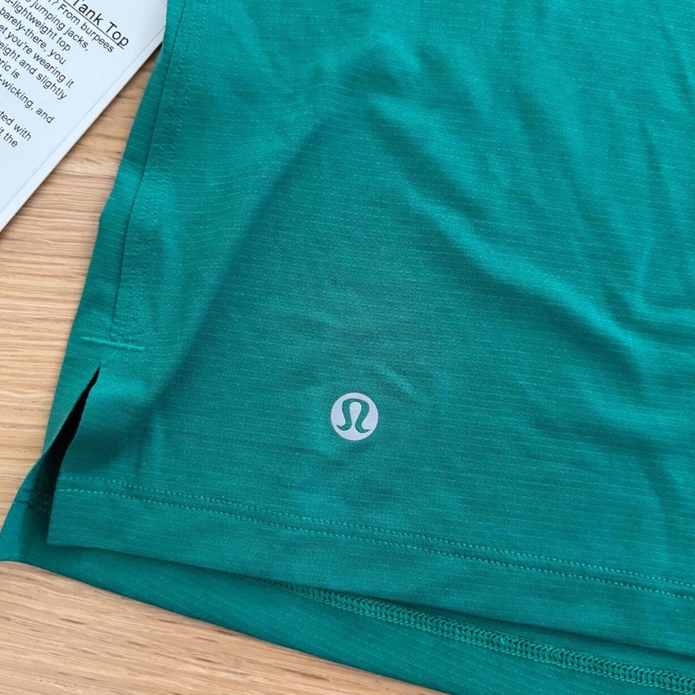 Lululemon Ultralight Waist-Length Tank Top - Storm Teal - Picture 3 of 7